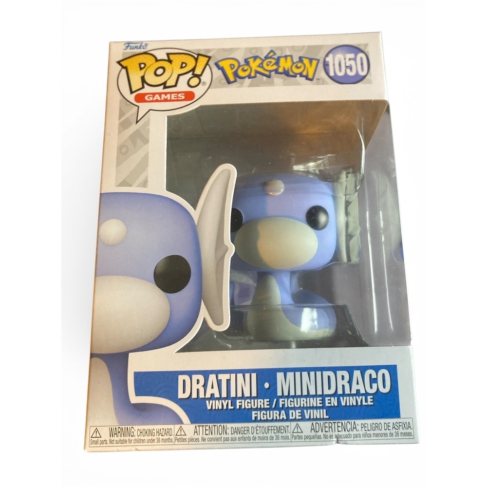 Funko Pop Games Pokemon Dratini 1050 Vinyl‎ Figure Minidraco Collectible - Picture 2 of 10